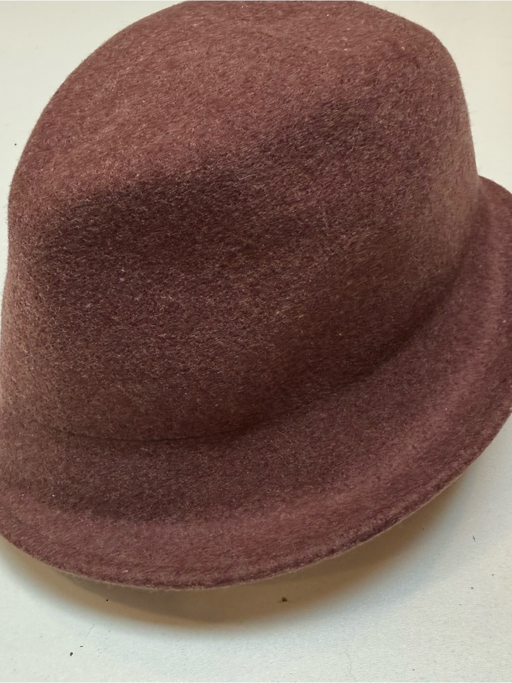 Women's Wool Felt Cloche Hat - Brown